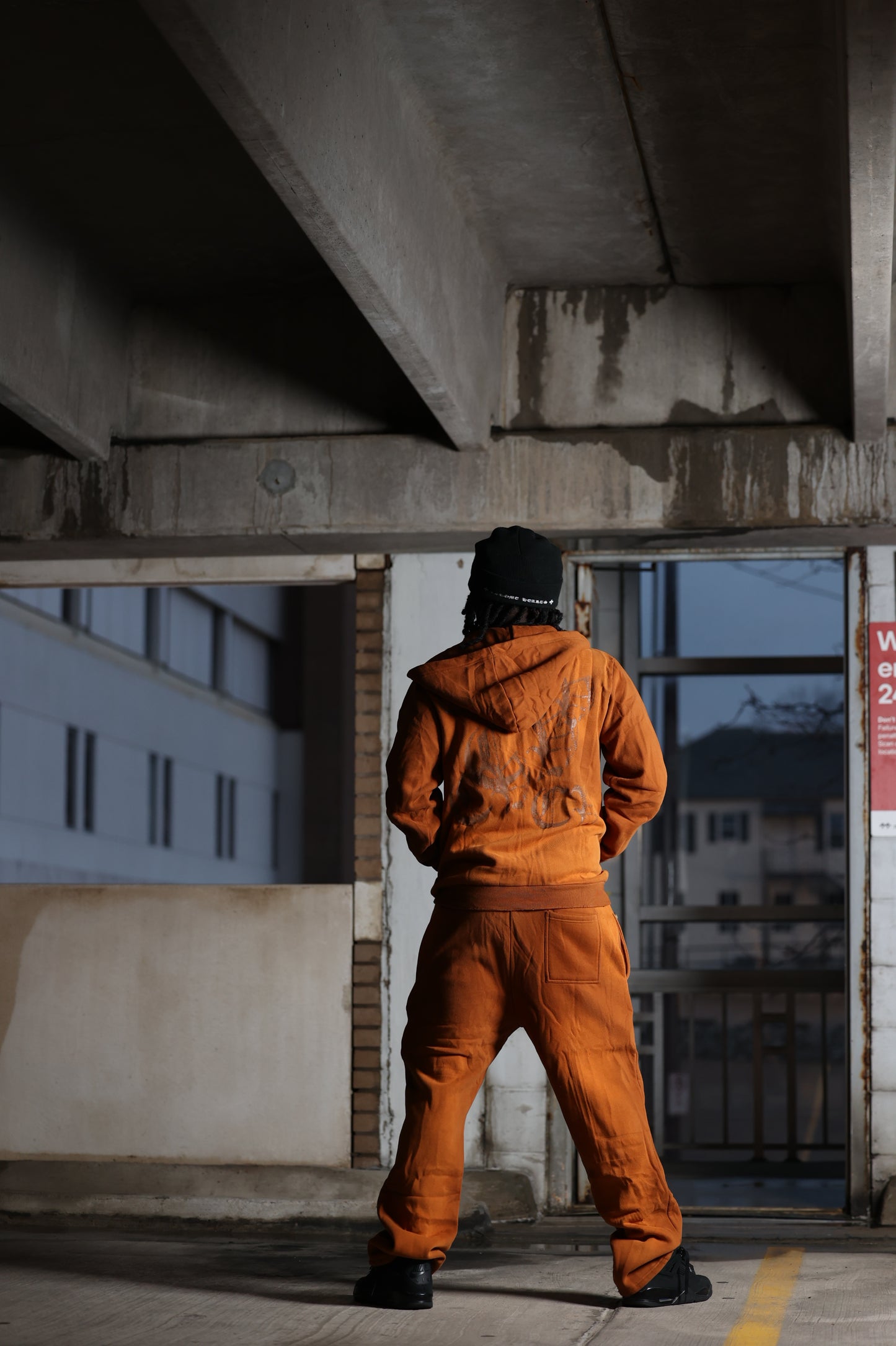 BROWN JACKET AND PANTS SET