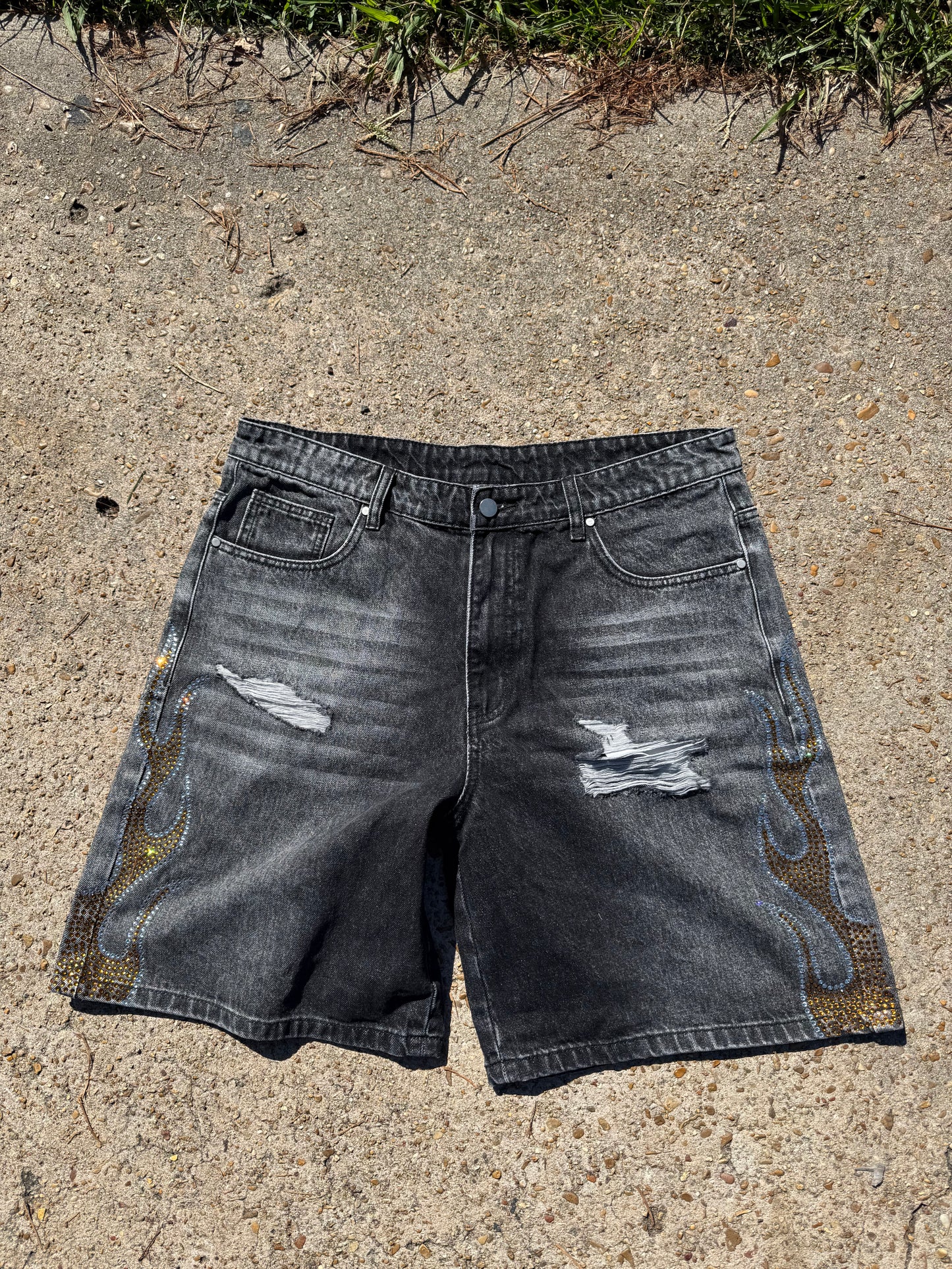 BLACK FLAME JORTS