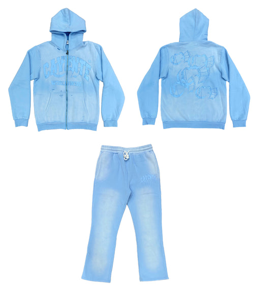 SKY BLUE JACKET AND PANTS
