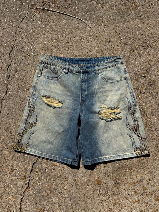 BLUE FLAME JORTS